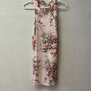 pink small floral dress